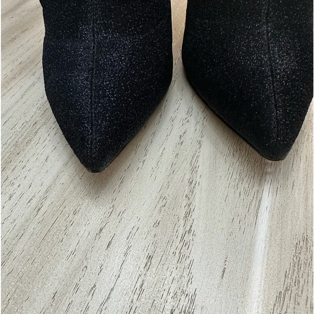 EUC Jewl Badgley Mischka Black Romance Booties - Picture 7 of 9